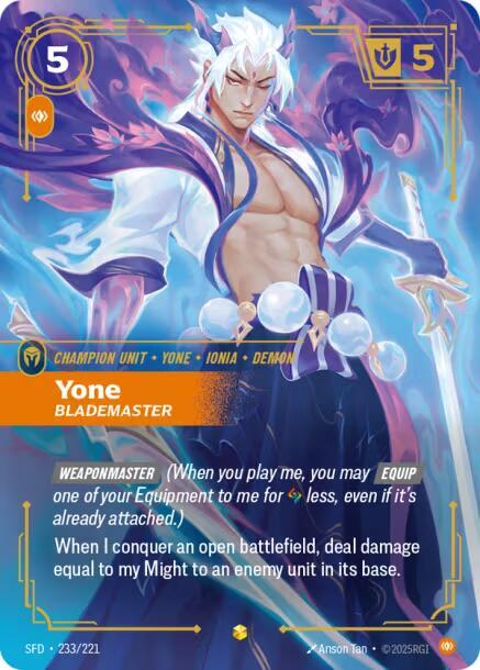 Yone Blademaster Overnumbered