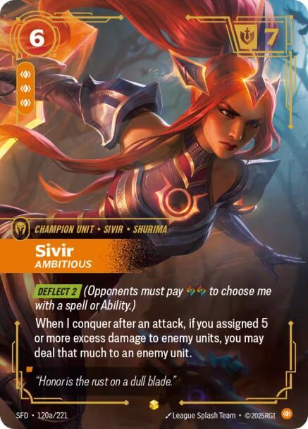 Sivir Ambitious Alternate Art