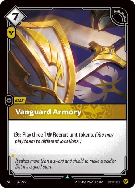 Vanguard Armory Rainbow Foil