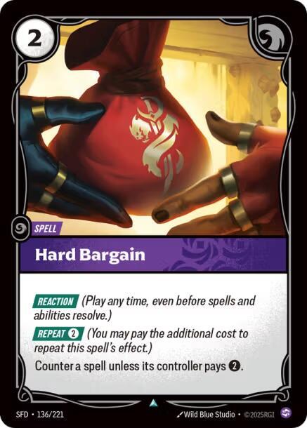 Hard Bargain Rainbow Foil