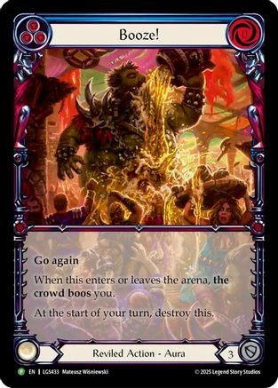 Booze! - LGS433 (LGS433) - Flesh and Blood: Promo Cards Cold Foil