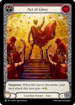 Act of Glory - LGS435 (LGS435) - Flesh and Blood: Promo Cards Cold Foil