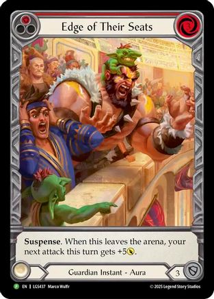 Edge of Their Seats - LGS437 (LGS437) - Flesh and Blood: Promo Cards Cold Foil
