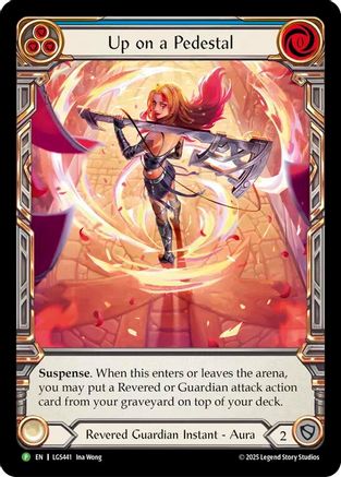 Up on a Pedestal - LGS441 (LGS441) - Flesh and Blood: Promo Cards Cold Foil