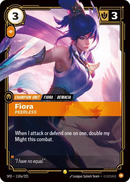 Fiora Peerless Alternate Art