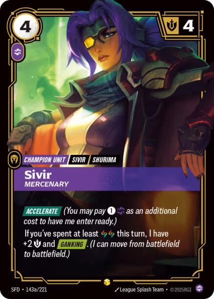 Sivir Mercenary Alternate Art