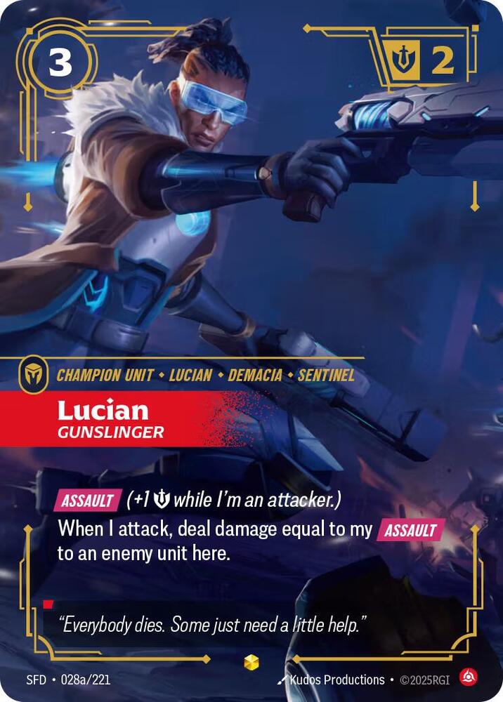 Lucian Gunslinger Alternate Art