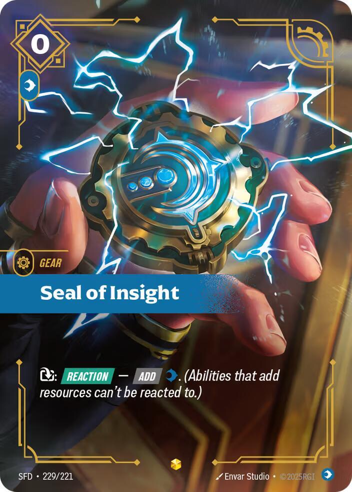 Seal of Insight Overnumbered