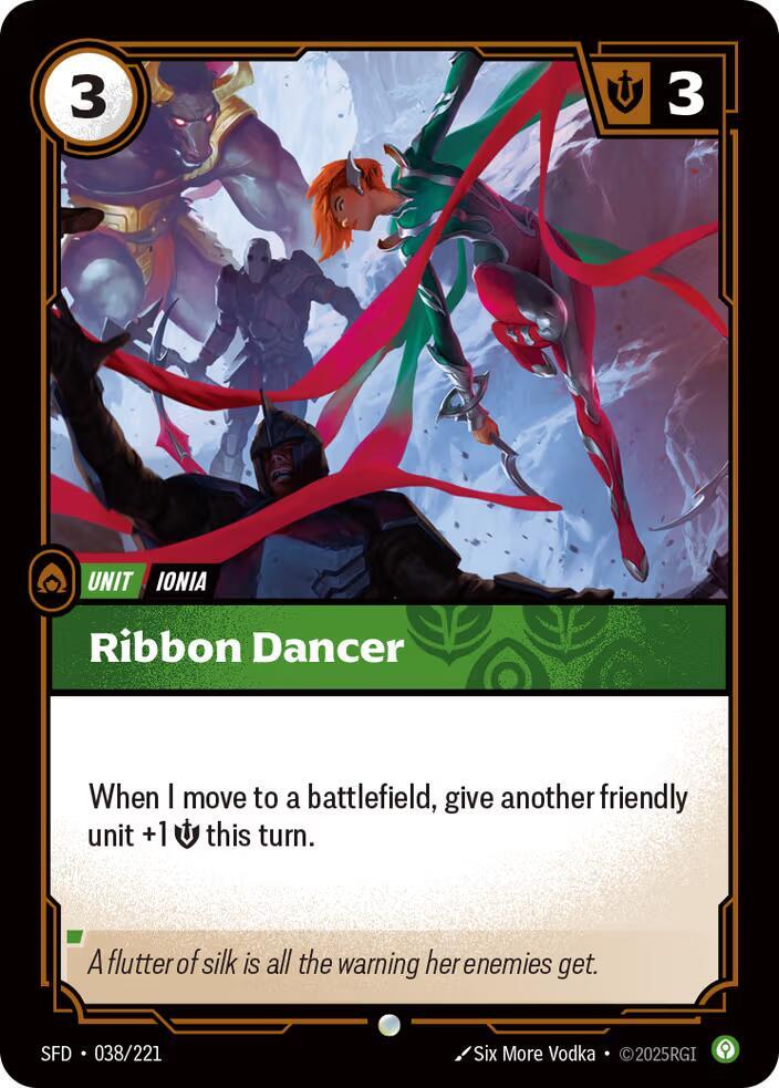 Ribbon Dancer Rainbow Foil