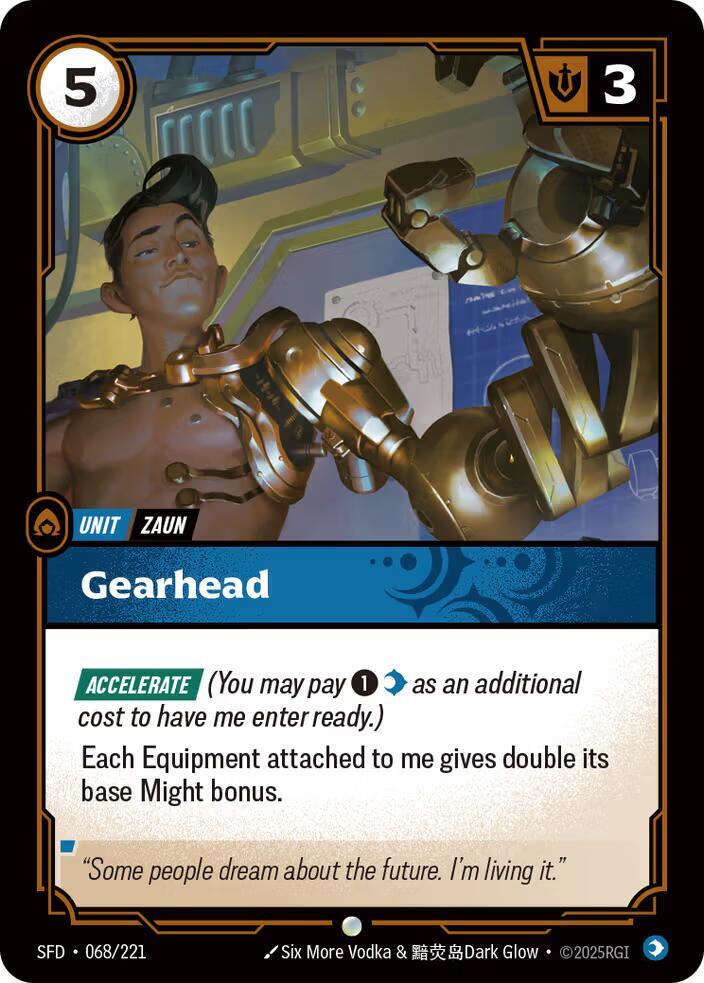 Gearhead Rainbow Foil