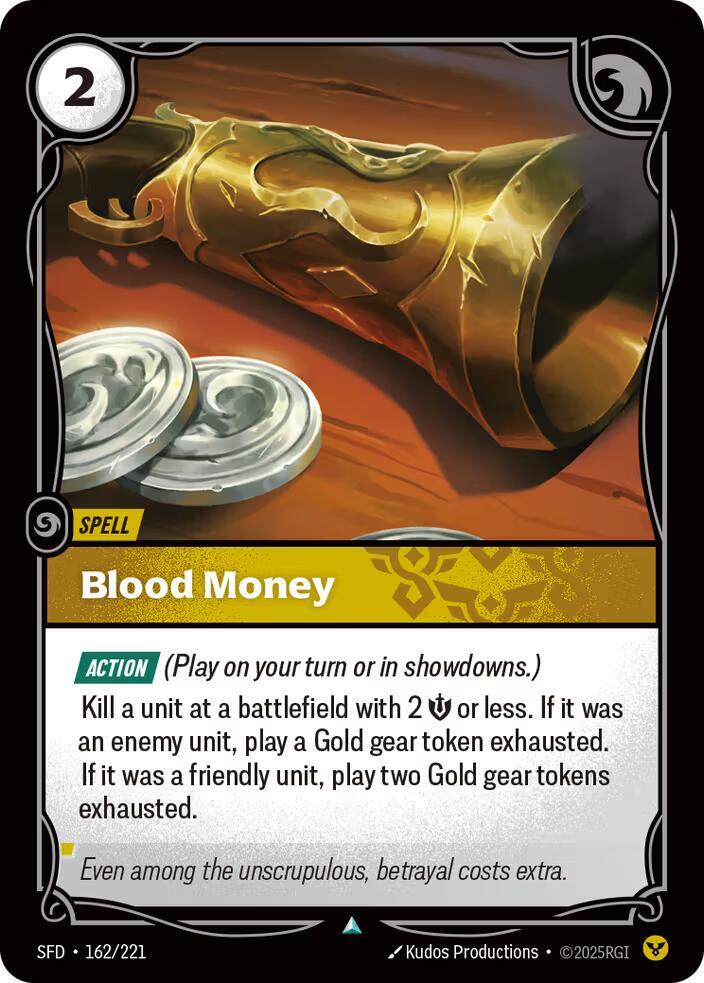 Blood Money Rainbow Foil