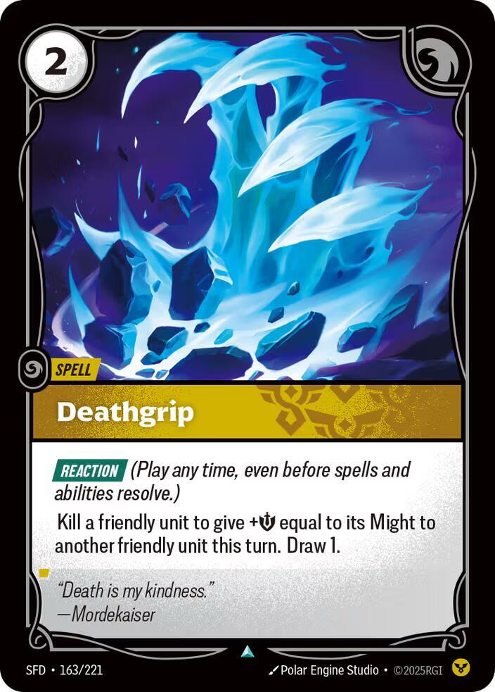 Deathgrip Rainbow Foil