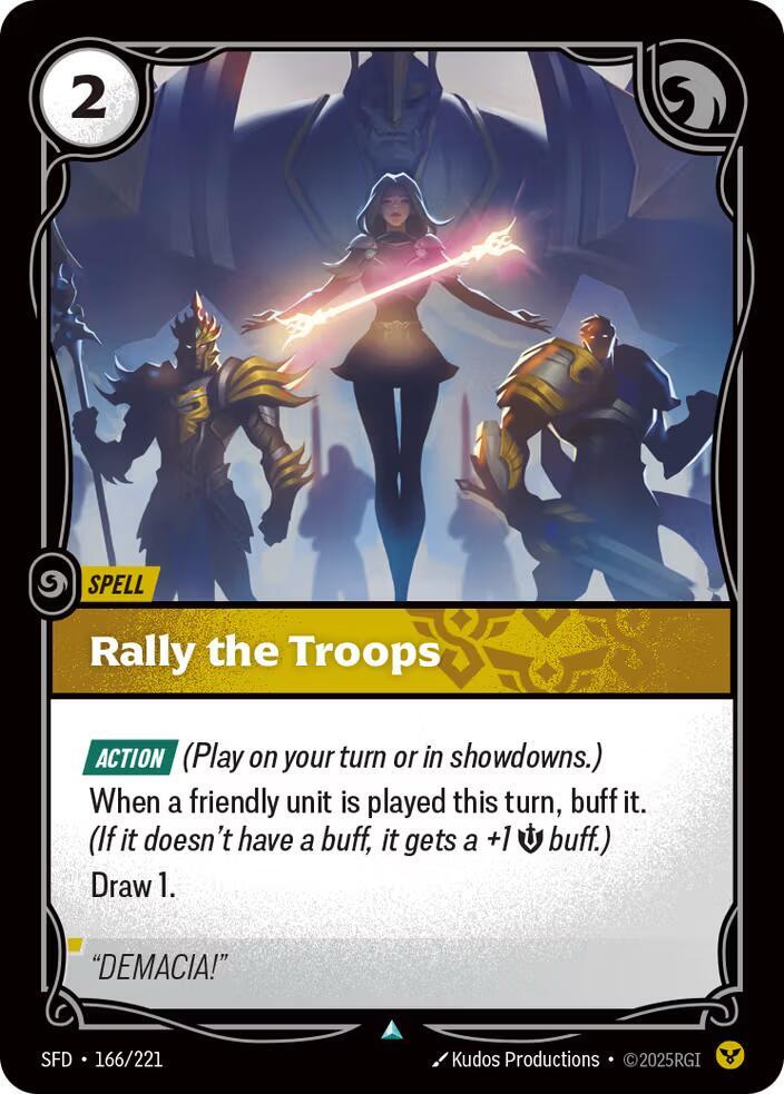 Rally the Troops Rainbow Foil