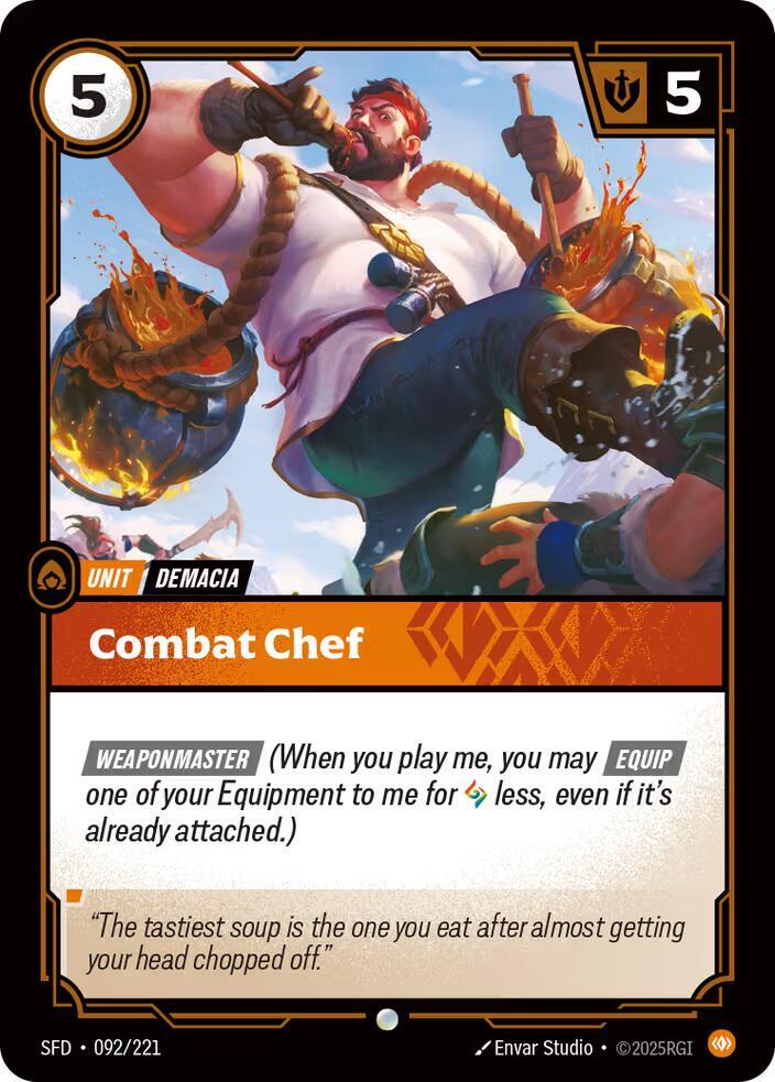 Combat Chef Rainbow Foil