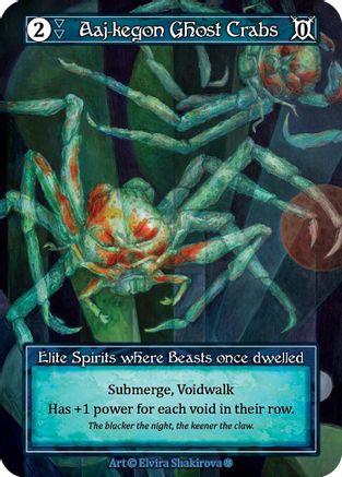 Aaj-kegon Ghost Crabs (Foil)  - Gothic Foil