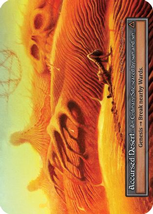 Accursed Desert (Foil)  - Gothic Foil