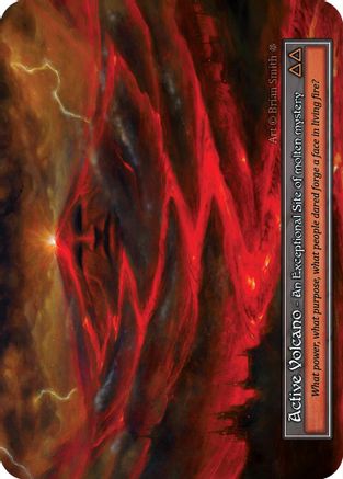 Active Volcano (Foil)  - Gothic Foil