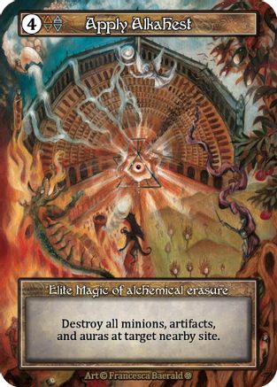 Apply Alkahest (Foil)  - Gothic Foil