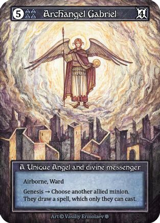 Archangel Gabriel (Foil)  - Gothic Foil