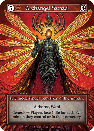 Archangel Samael (Foil)  - Gothic Foil