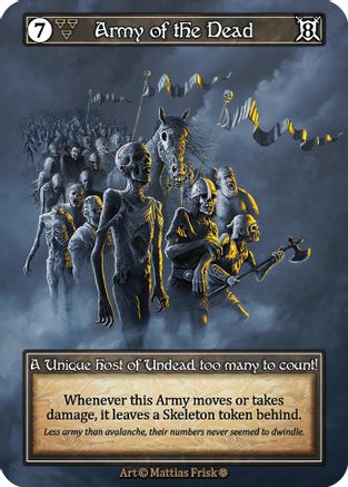 Army of the Dead (Foil)  - Gothic Foil
