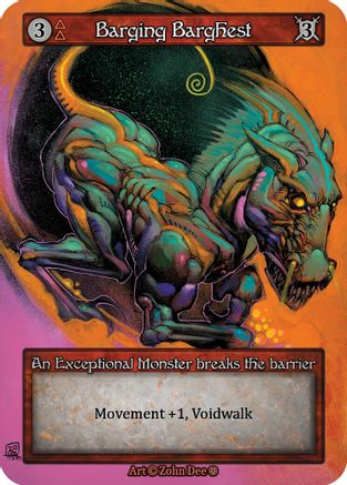 Barging Barghest  - Gothic
