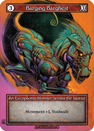 Barging Barghest (Foil)  - Gothic Foil
