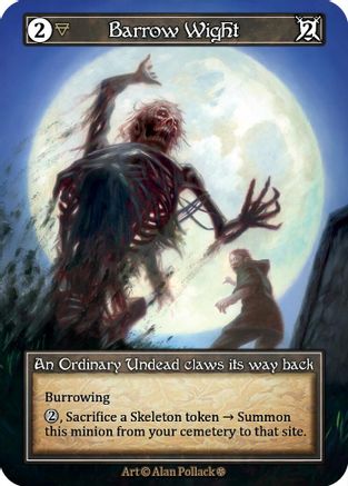 Barrow Wight (Foil)  - Gothic Foil