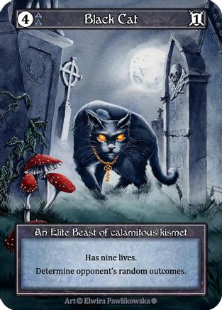 Black Cat (Foil)  - Gothic Foil