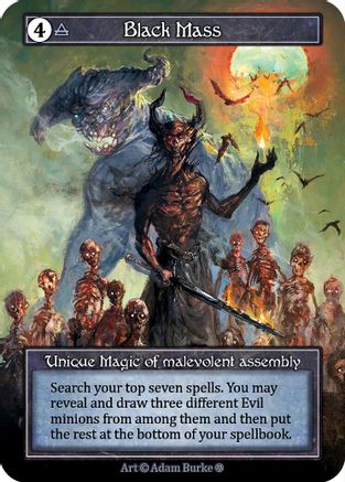 Black Mass (Foil)  - Gothic Foil