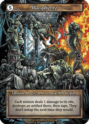 Blasphemy (Foil)  - Gothic Foil