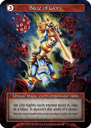 Blaze of Glory (Foil)  - Gothic Foil