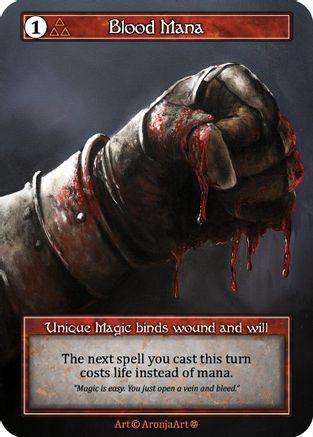 Blood Mana (Foil)  - Gothic Foil