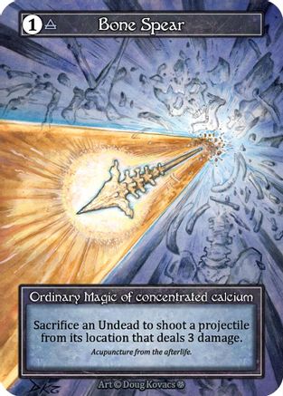 Bone Spear (Foil)  - Gothic Foil
