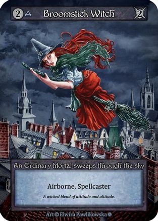 Broomstick Witch  - Gothic