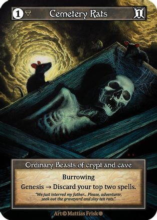 Cemetery Rats (Foil)  - Gothic Foil