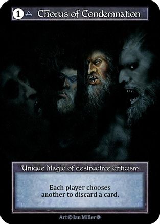 Chorus of Condemnation (Foil)  - Gothic Foil