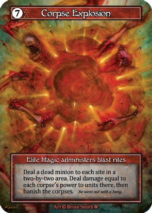 Corpse Explosion (Foil)  - Gothic Foil