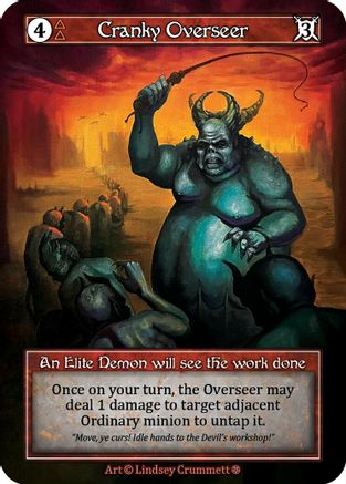 Cranky Overseer (Foil)  - Gothic Foil