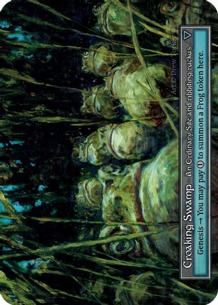 Croaking Swamp (Foil)  - Gothic Foil