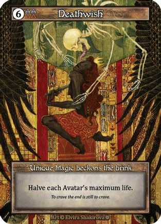 Deathwish (Foil)  - Gothic Foil
