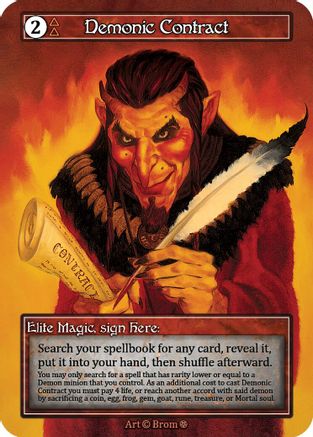 Demonic Contract (Foil)  - Gothic Foil
