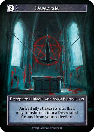 Desecrate (Foil)  - Gothic Foil