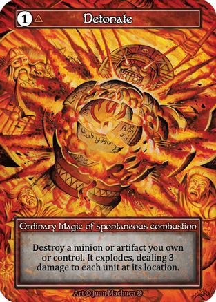 Detonate (Foil)  - Gothic Foil