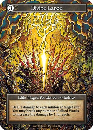 Divine Lance (Foil)  - Gothic Foil