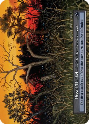 Dread Thicket (Foil)  - Gothic Foil