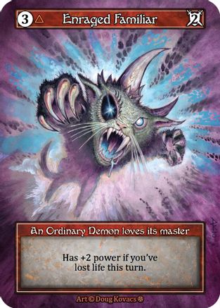 Enraged Familiar (Foil)  - Gothic Foil
