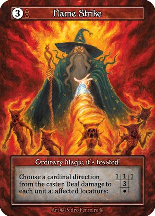 Flame Strike (Foil)  - Gothic Foil