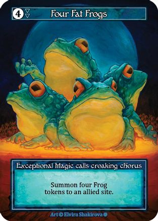 Four Fat Frogs (Foil)  - Gothic Foil