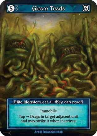 Gloam Toads (Foil)  - Gothic Foil